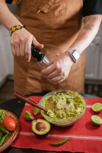 Guacamole from cooking class in Oaxaca City